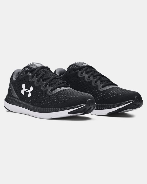 Men's UA Charged Impulse Running Shoes, Black, pdpMainDesktop image number 3